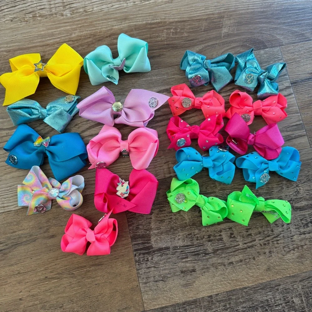 Jojo Siwa mini collector Colorful Hair Bow lot 19
